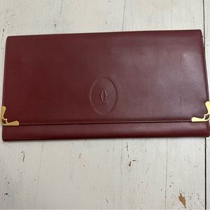 Cartier Mast Line Leather‎ Clutch